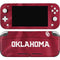 University of Oklahoma Red Jersey Nintendo Switch Lite Skin